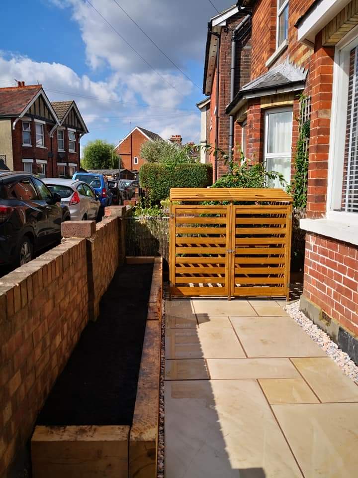 Completed decking project