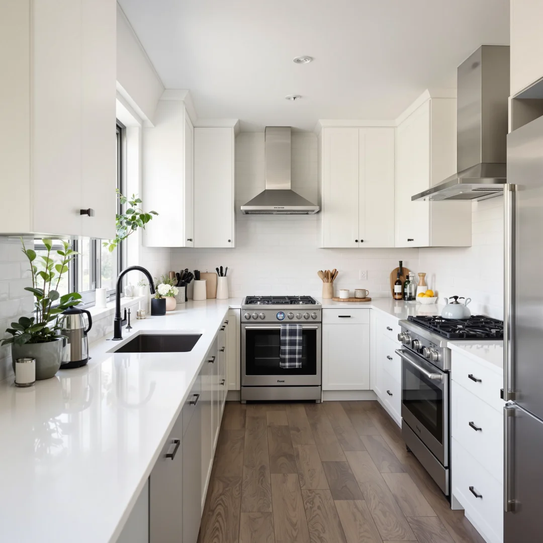 Modern fitted kitchen